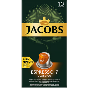 Jacobs kapsule  Nespresso kompatibilne Espresso Classico 7, 10kom