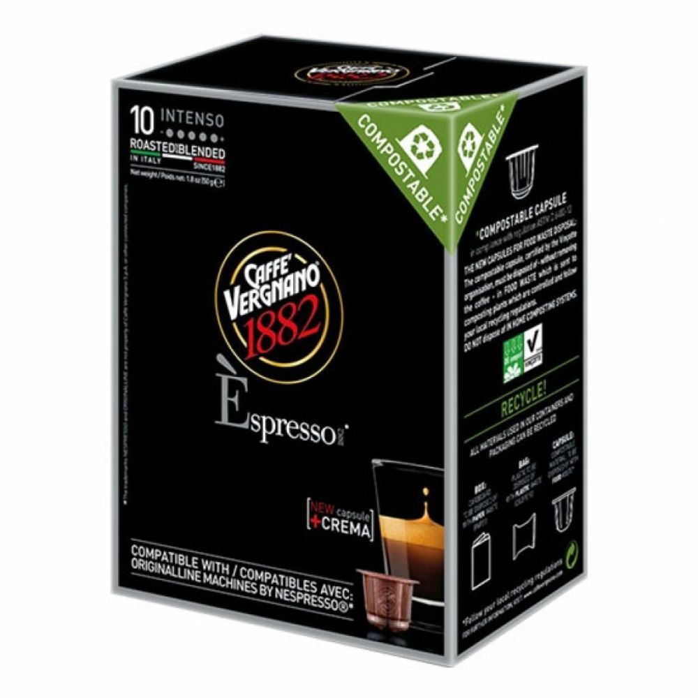 Caffe Vergano kapsule za kafu Intenso Nespresso kompatibilne 10 kom slika 1
