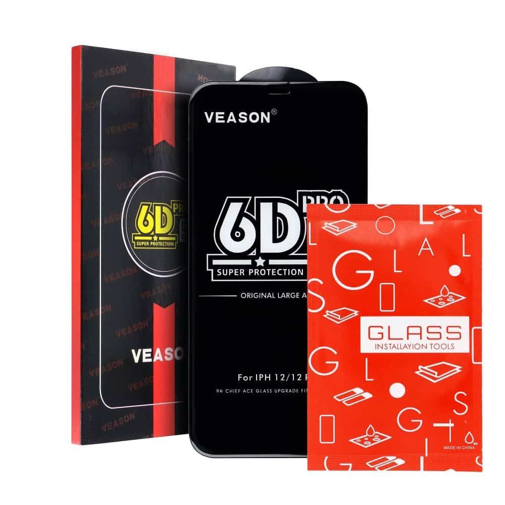 6D Pro Veason Glass kaljeno staklo za Motorola G86 / G86 POWER crno slika 4