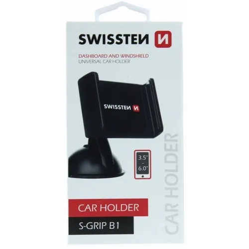 Swissten Auto držač S-GRIP B1 3,5"-6,0" crna slika 4