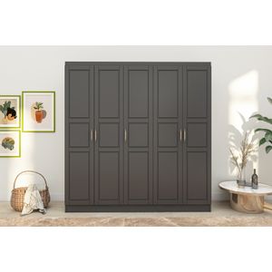 Bahar 625 - Anthracite Anthracite Wardrobe