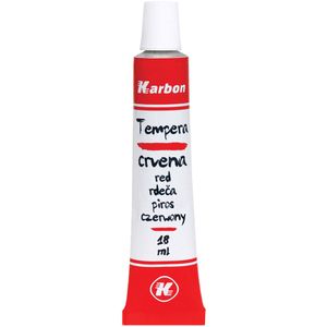 Tempera 18ml crvena Karbon