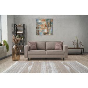 Kale Linen - Krem Dvosjed Sofa