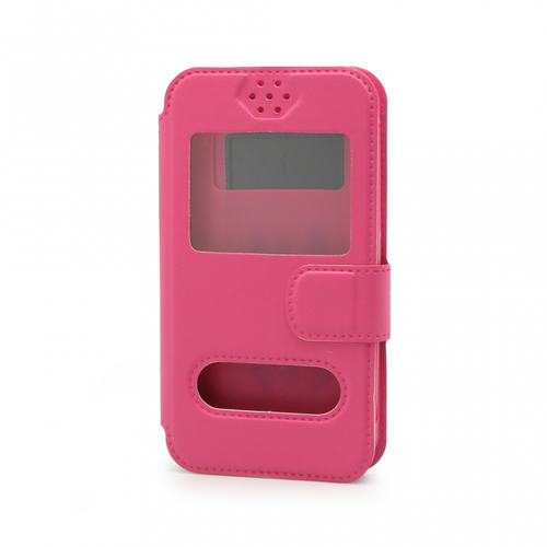 "Torbica bi fold univerzalna za mobilni telefon 4.3-4.5"" pink" slika 1