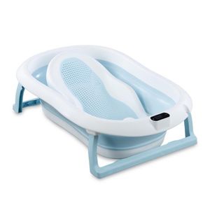 Sklopiva kadica s podlogom i termometrom blue