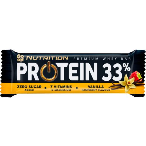 Go On NUTRITION Proteinska pločica 33% VANILJA&MALINA 50g slika 1