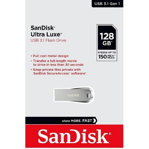 SanDisk 128GB Ultra Luxe™ USB 3.1 Flash Drive slika 5