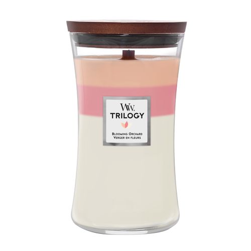 WoodWick Sveća  Trilogy Large Blooming Orchard 1728632E slika 1