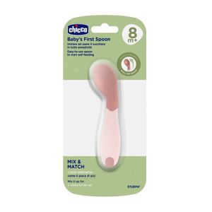 Chicco Kašika za bebe 8m+, Pink