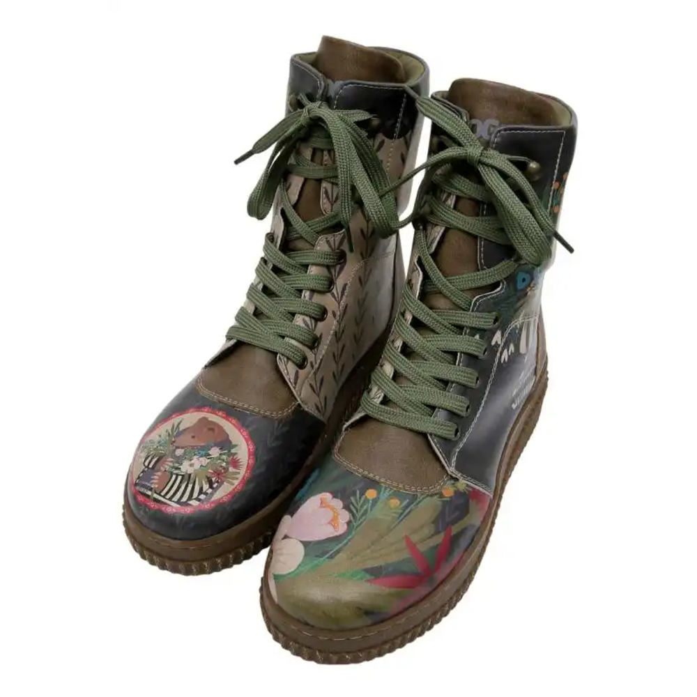 DOGO Duboke čizme Future Boots Bear and Flowers slika 13