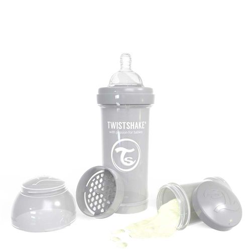 Twistshake Flašica Za Bebe 260 Ml Pastel Grey slika 1