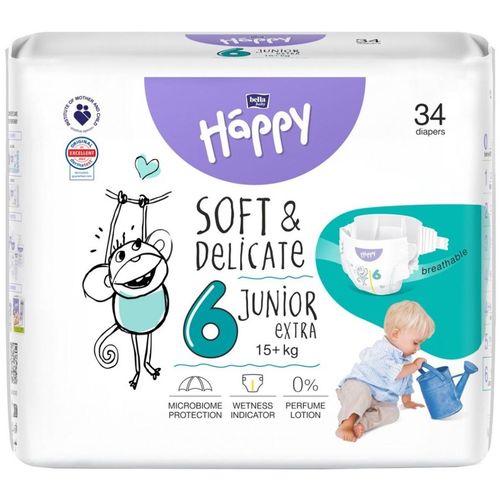 Bella Baby Happy dječje pelene Junior Extra 34 komada, veličina 6 slika 1