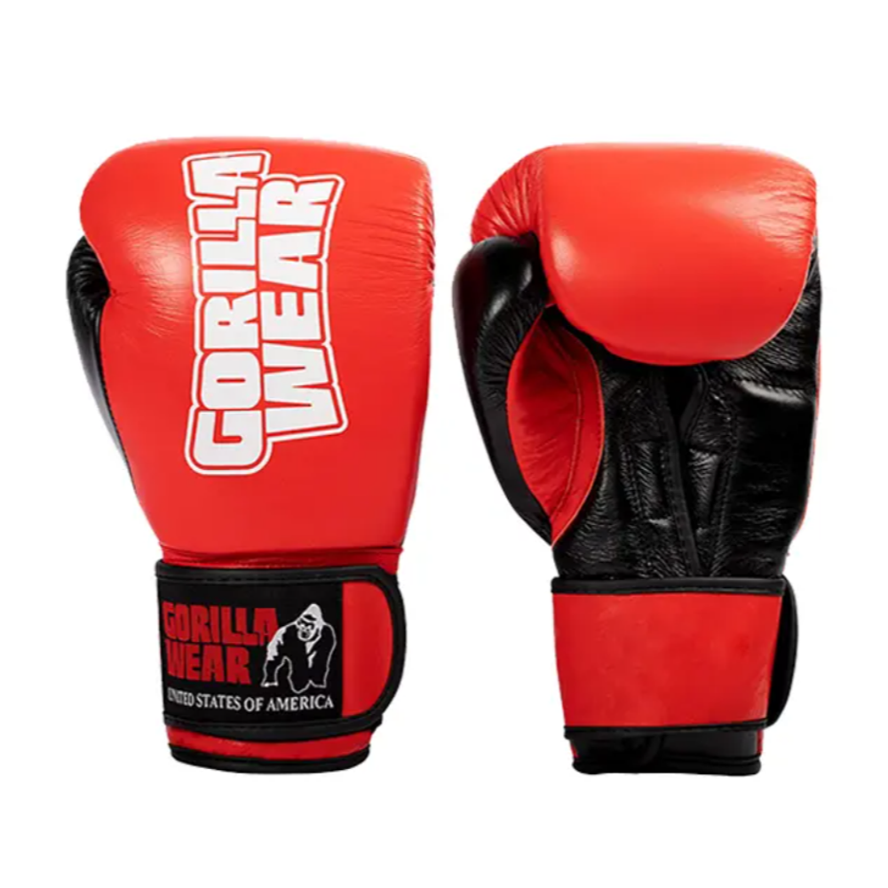 Gorilla Wear Bokserske rukavice Ashton Pro - Red/Black - 14oz slika 2