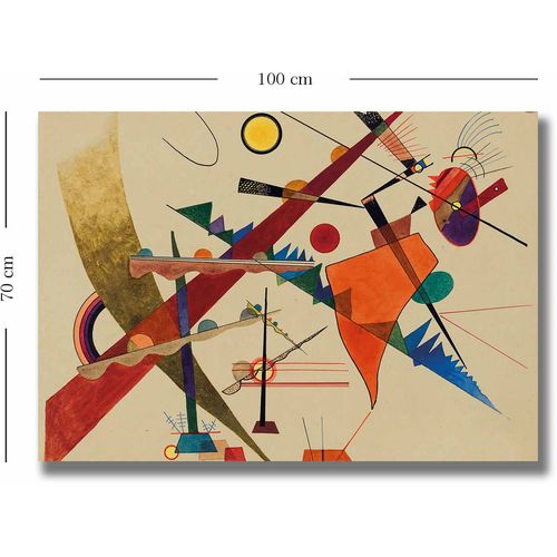 70100KANDINSKY003 Multicolor Decorative Canvas Painting slika 3