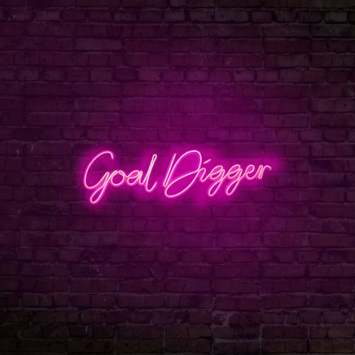 Wallity Ukrasna plastična LED rasvjeta, Goal Digger - Pink slika 10