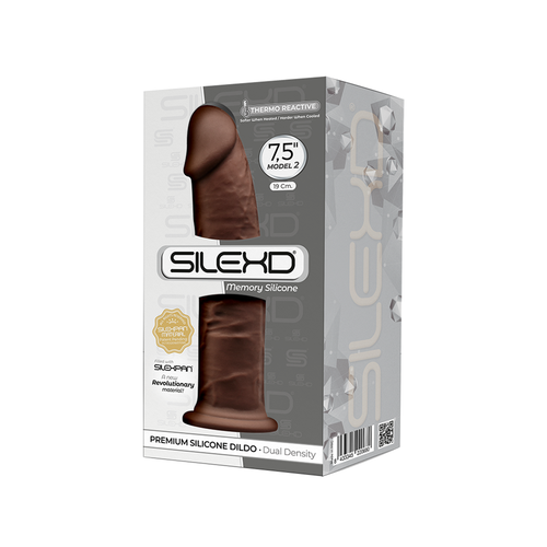 Dildo SILEXD Model 2 ( 7'5" ) Brown slika 1