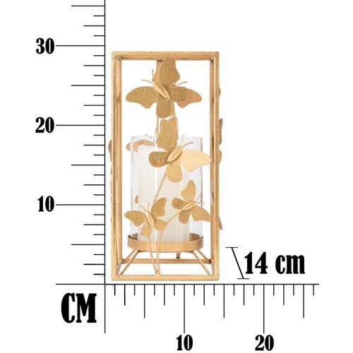 Mauro Ferretti Svijećnjak glam leptir cm 14x14x29 slika 7