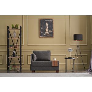 Fly Left - Antracitni Sofa za Jednu Osobu