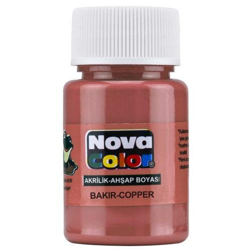 Nova Color Slikanje - Akrilne Boje 30g - Bakarna - 540299 slika 1