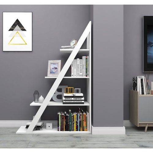 Arven - White White Bookshelf slika 2