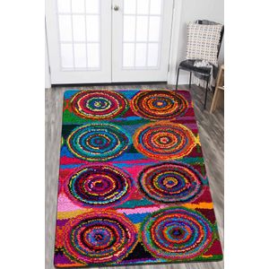Višenamjenski tepih Boule Colore – šenil, pamučni, višebojni (120 × 150 cm)
