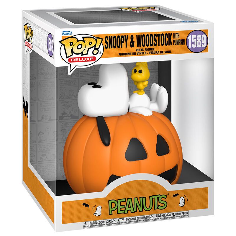 POP figura Deluxe Arašidi Snoopy \u0026#38; Woodstock z bučo image