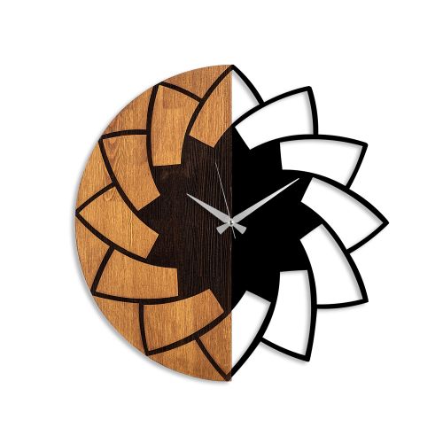 Wallity Ukrasni drveni zidni sat, Wooden Clock - 80 slika 5