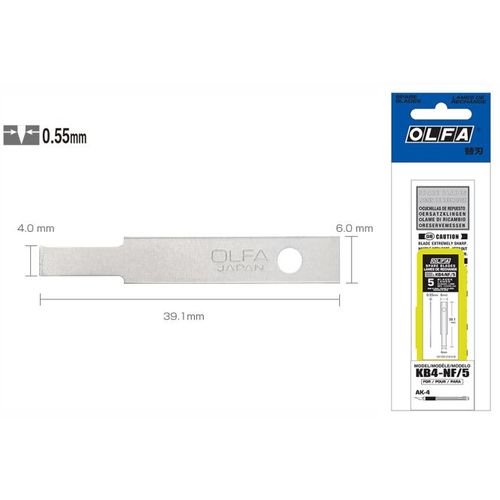OLFA Rezervni nožići KB4-NF/5 slika 1