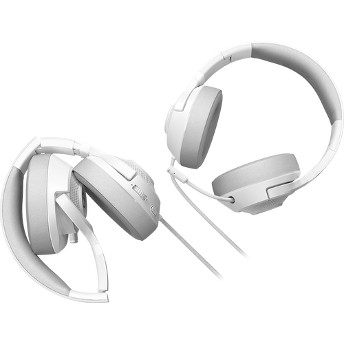 LORGAR Noah 101, Gaming headset with microphone, 3.5mm jack connection, cable length 2m, foldable design, PU leather ear pads, size: 185*195*80mm, 0.245kg, white slika 6