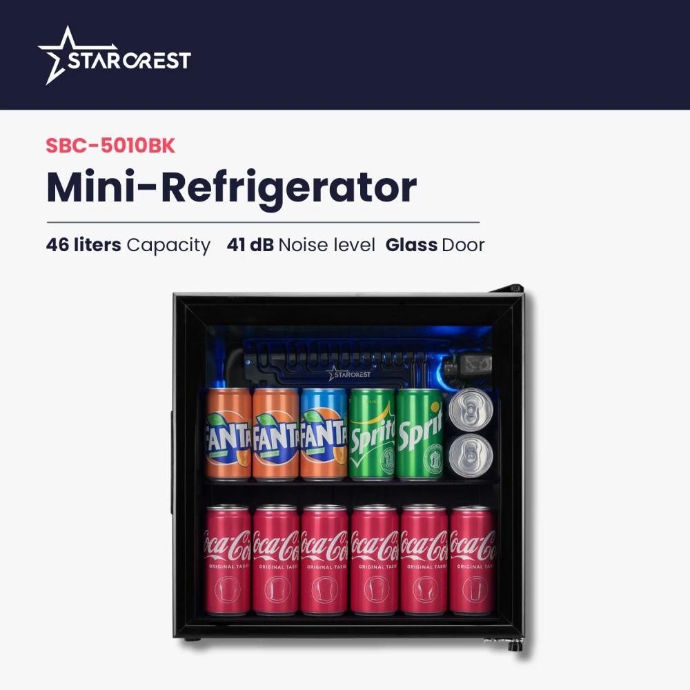 STARCREST SBC-5010BK Mini hladnjak 46 L crni slika 3