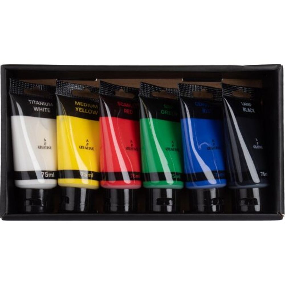 Creativeart tempere akrilne 6 x 75 ml    slika 1