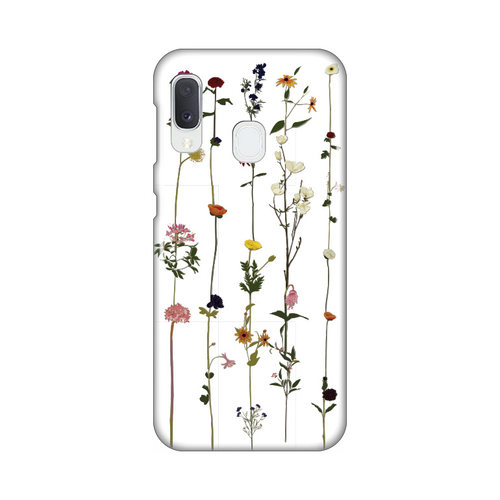 Torbica Silikonska Print Skin za Samsung A202F Galaxy A20e Flower slika 1