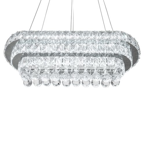 TOOLIGHT viseća stropna svjetiljka Crystal LED 102W Daljinski upravljač APP417-CP slika 3