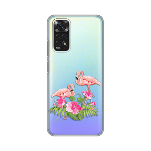 Torbica Silikonska Print Skin za Xiaomi Redmi Note 11/Note 11S Flamingo slika 1