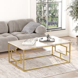 VG12-GE White Marble
Gold Coffee Table