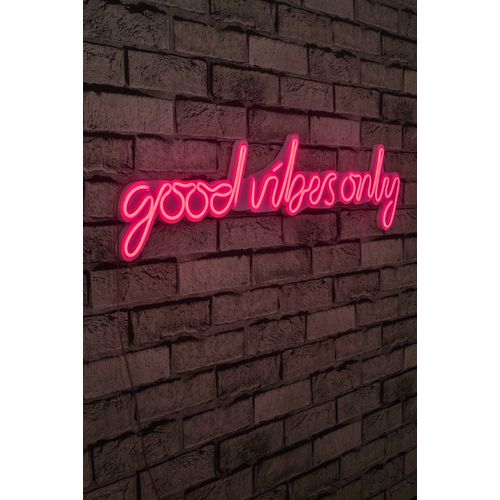 Good Vibes Only - Pink Pink Decorative Plastic Led Lighting slika 2