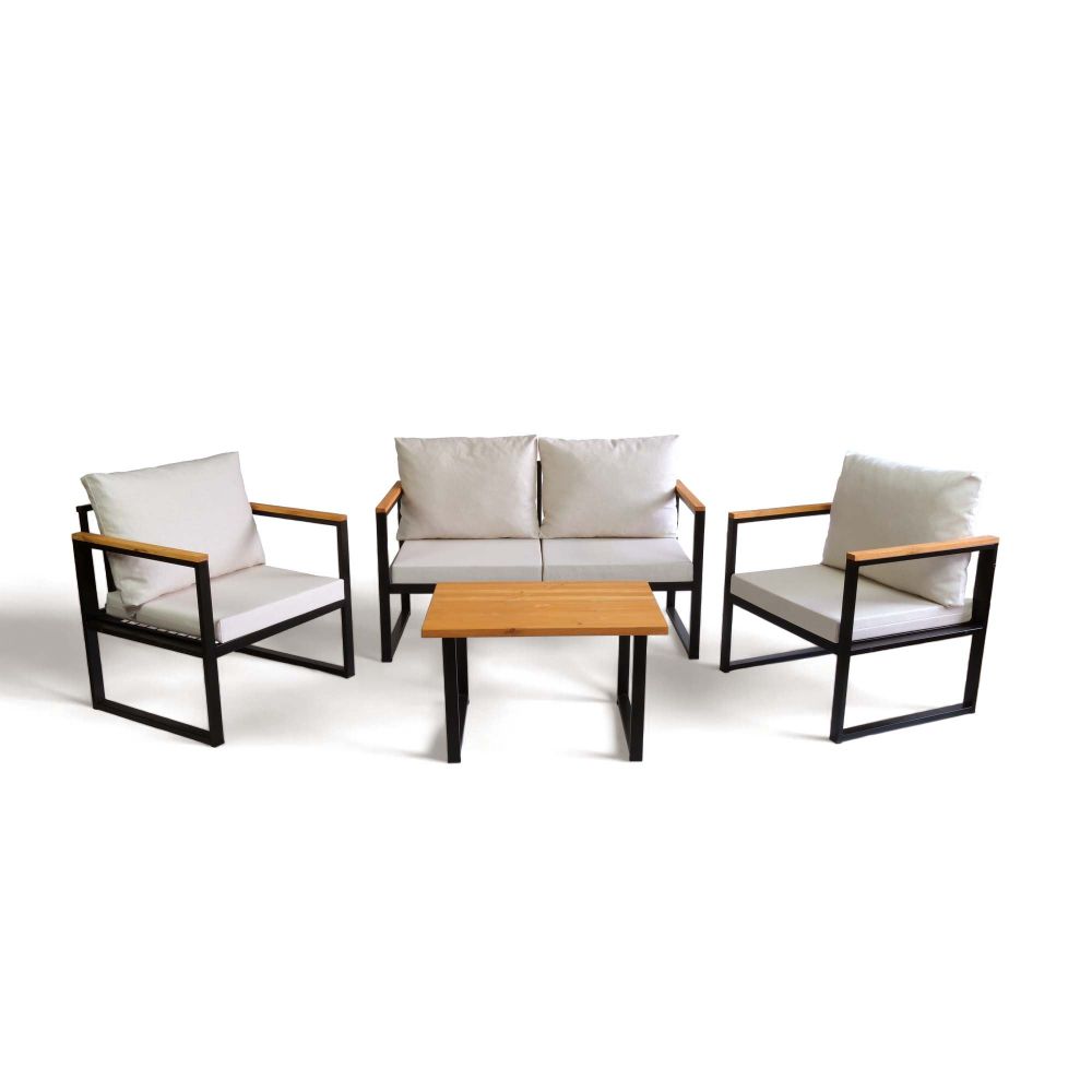 Lounge set CPT5553-130 u bež boji za vrt slika 2