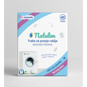 Natulim Eko trakice za pranje rublja (40 pranja) - Bez mirisa