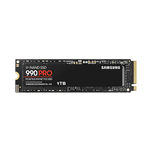 Samsung MZ-V9P1T0BW M.2 NVMe 1TB, 2280, PCIe Gen 4x4, 990 PRO, Read up to 7450 MB/s, Write up to 6900 MB/s (single sided)