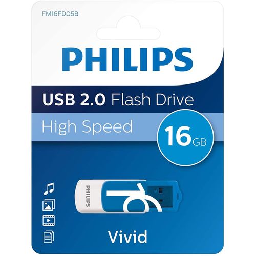 Philips USB  memorija 2.0 16GB Vivid Edition Blue slika 3