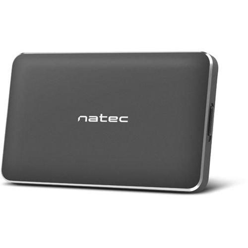 Natec NKZ-1430 OYSTER PRO, HDD/SSD External Enclosure 2.5",  SATA III, USB3.0, Aluminium, Black slika 2
