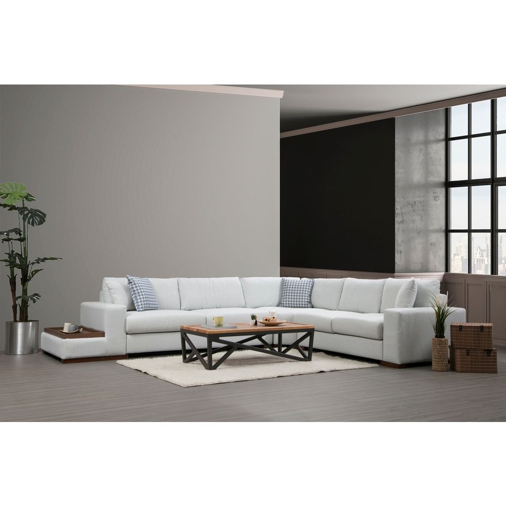 Bijela Ugaona Sofa Loop 23 slika 2
