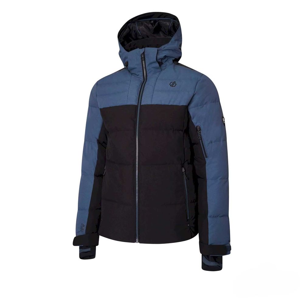 Dare2B Muška jakna za skijanje Denote II, Black/Orion Grey slika 1
