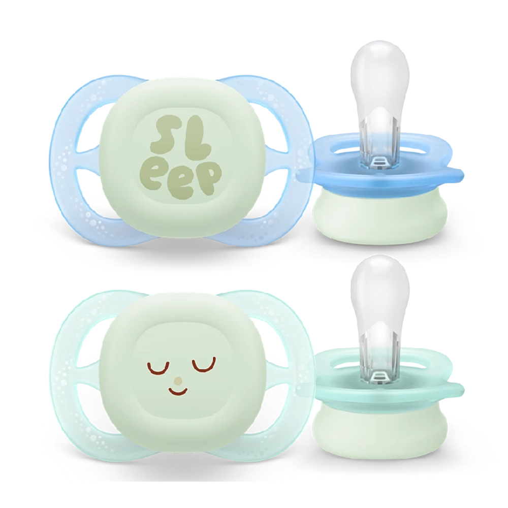 Philips Avent Duda varalica Ultra Start Nighttime Boy 0-2mj, 2 kom slika 1