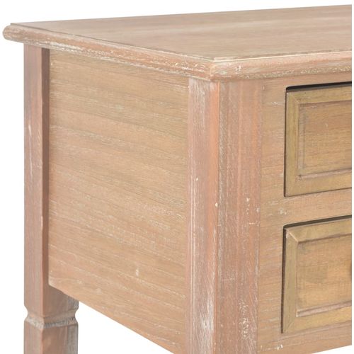 280072 Writing Desk Brown 109,5x45x77,5 cm Wood slika 43