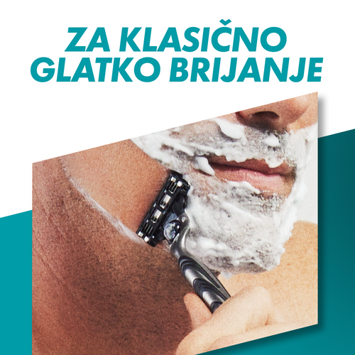 Gillette Mach 3 brijač + dopuna + Series Gel 200ml sa neseserom  slika 4