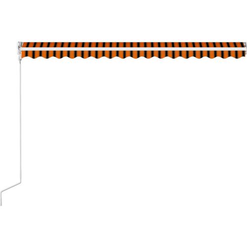 Tenda na automatsko uvlačenje 400 x 300 cm narančasto-smeđa slika 18