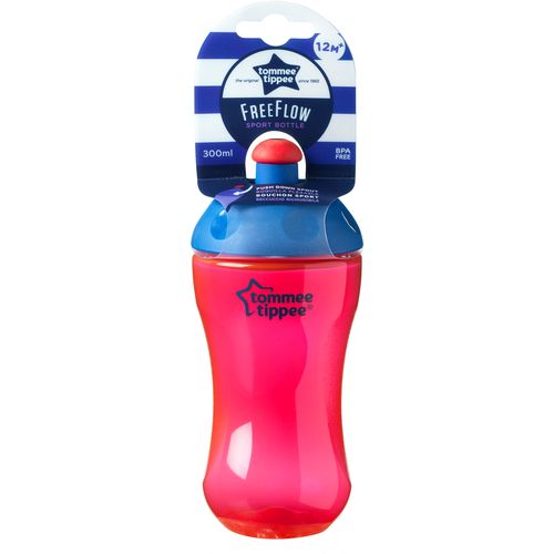 Tommee Tippee Sportska boca FreeFlow 300ml,12m+ crvena slika 3