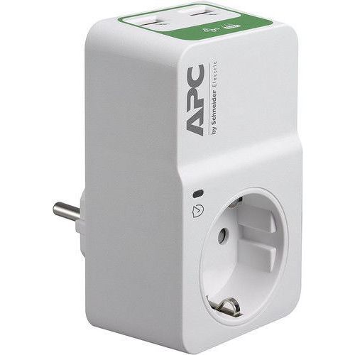 APC Essential SurgeArrest 1 Outlet 230V, 2 Port USB Charger slika 1