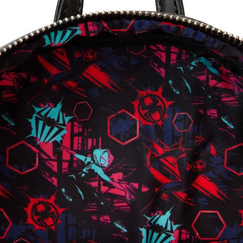 Loungefly Marvel Spiderman Across the Spider-Verse Lenticular backpack 27cm slika 7